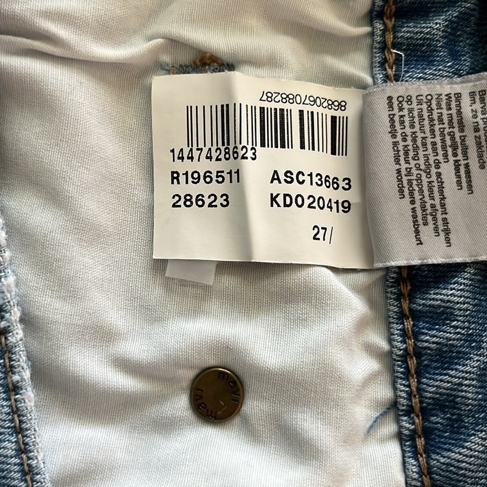 Mavi Jeans Cut Off High Rise Shorts Size 27 - Picture 12 of 16